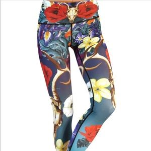 Yoga Democracy Georgia print leggings size small